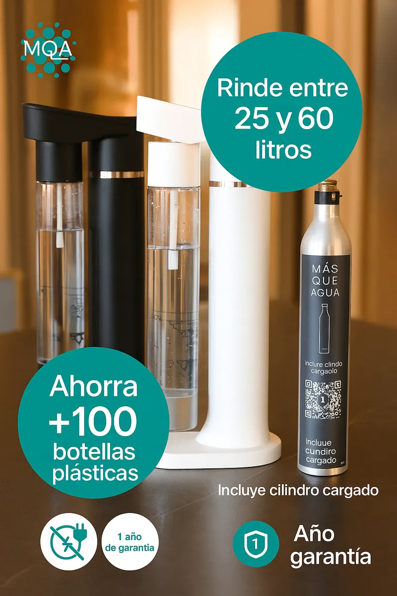 |RESERVA| Máquina de Soda Casera Premium | Soda Maker | Más que Agua